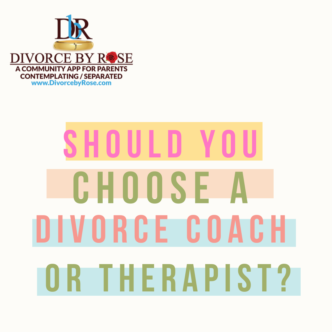 divorce coach vs therapist